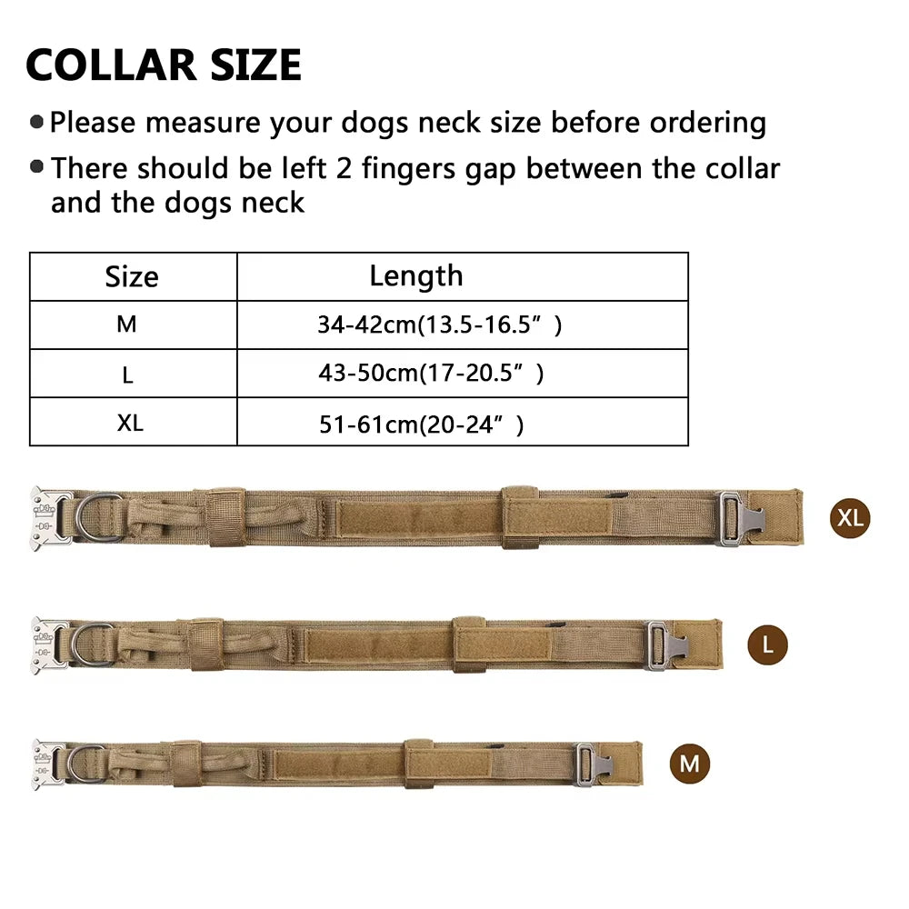 Tactical Dog Collar with Handle