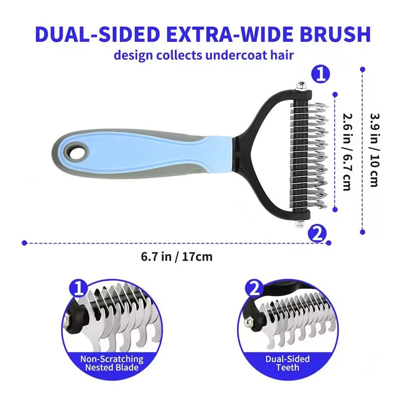 AULLP Professional Pet Deshedding Brush