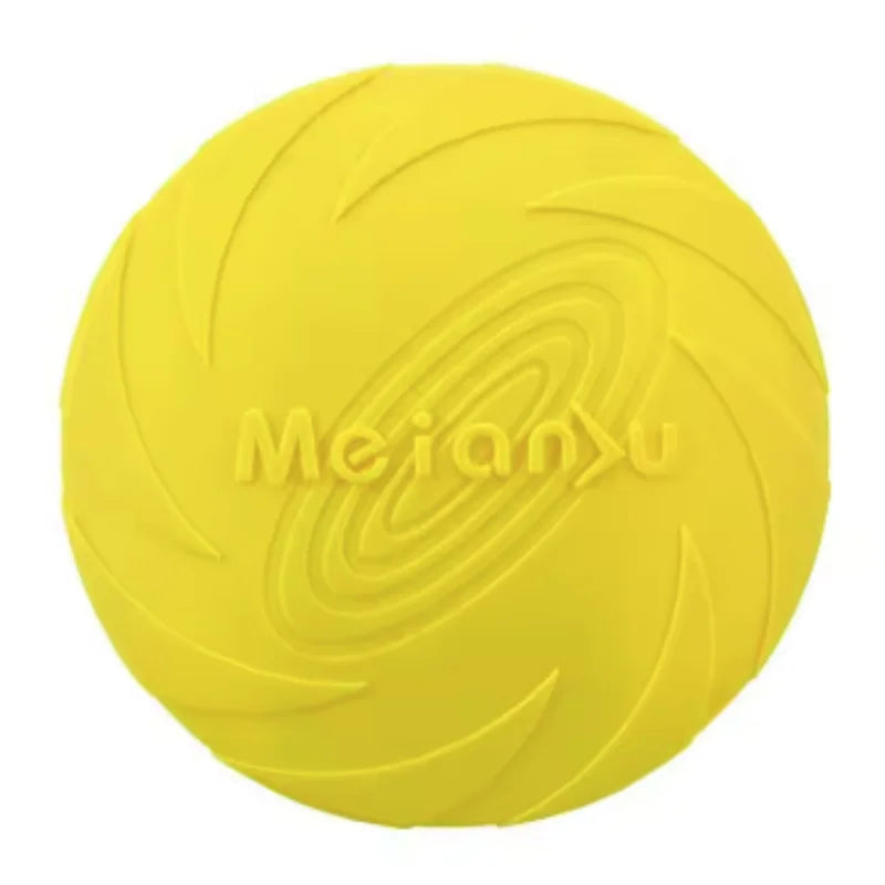 Silicone Dog Flying Disk Toy - Eco-Friendly Anti-Chew
