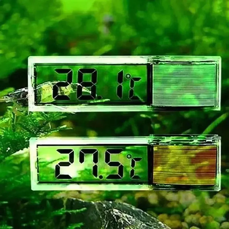 Aquarium Thermometer - LCD Digital Fish Tank Temp Meter