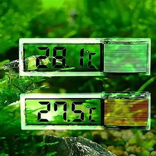 Aquarium Thermometer - LCD Digital Fish Tank Temp Meter