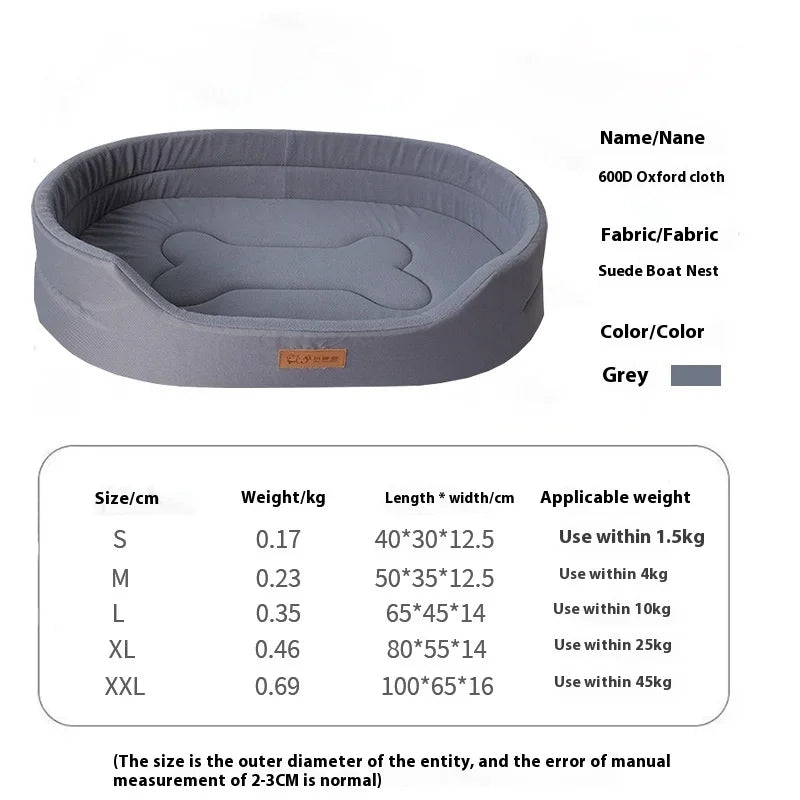 ABQP Large Dog Bed Waterproof Washable Pet Sofa