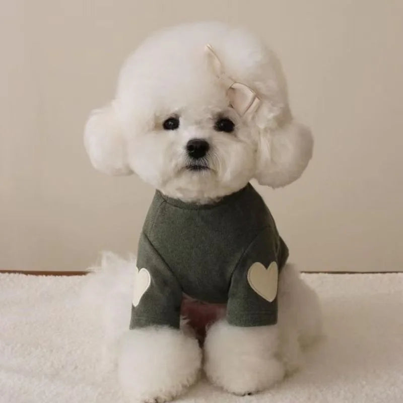 Love Winter Pet Dog Hoodie