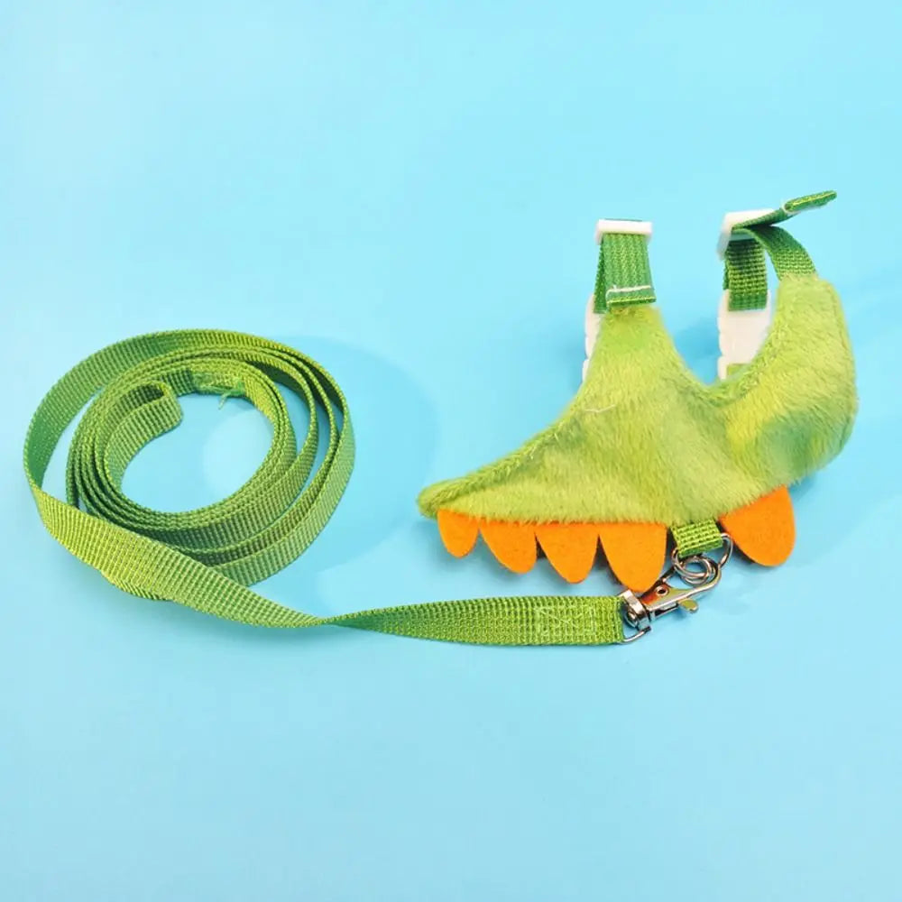 Soft Cartoon Ferret Vest Harness with Bell