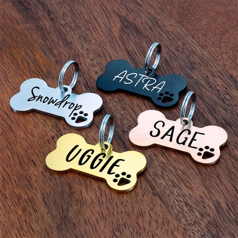Stainless Steel Personalized Dog ID Tag