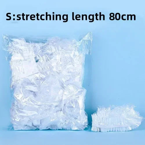 10pcs Pet Tray Disposable PE Films