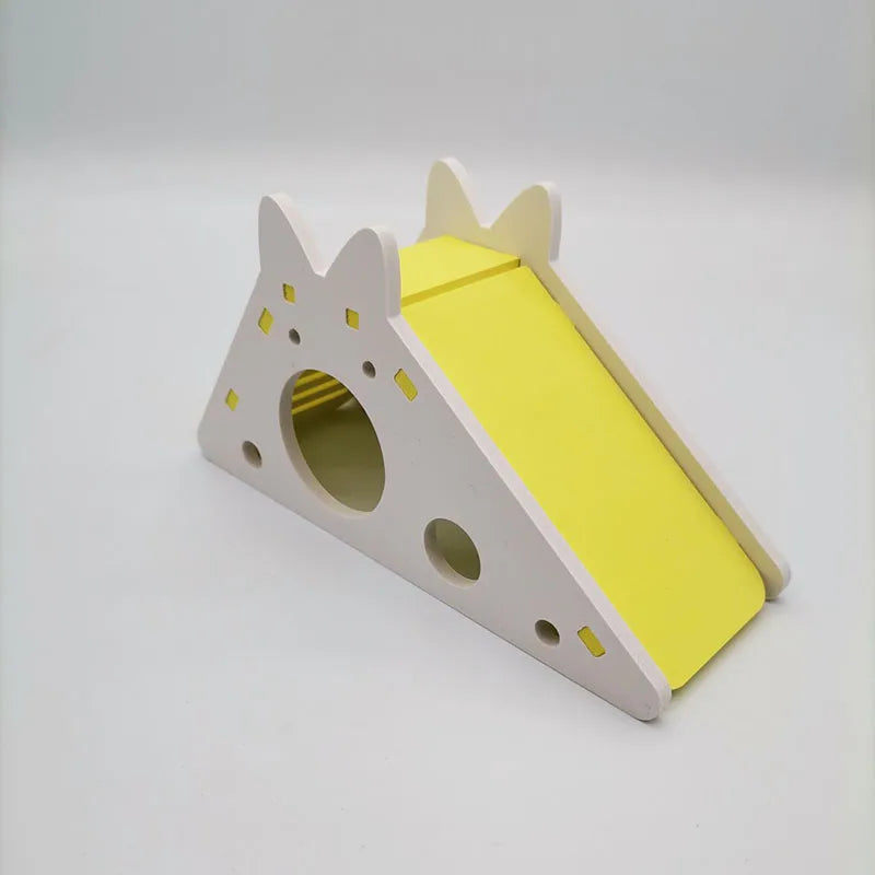 Wooden Hamster Slide Toy House