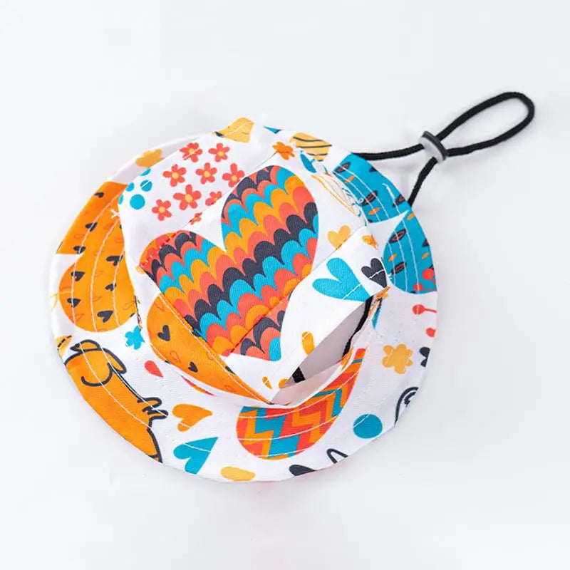 Cat Sun Hat with Ear Holes