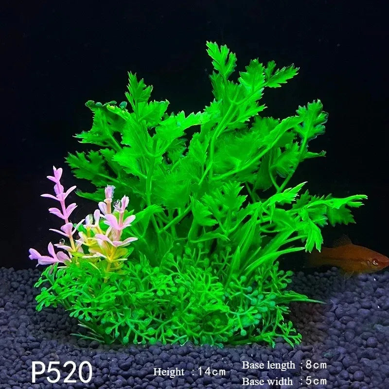 Artificial Aquarium Decor Plants 14cm