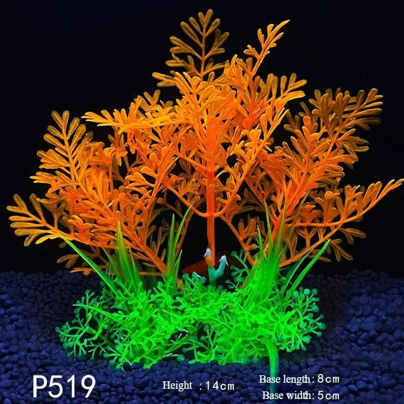 Artificial Aquarium Decor Plants 14cm