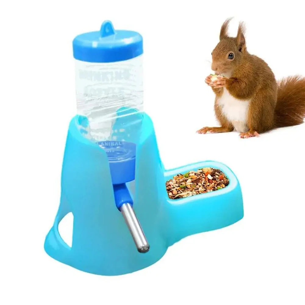 Hamster Water Feeder with Food Container