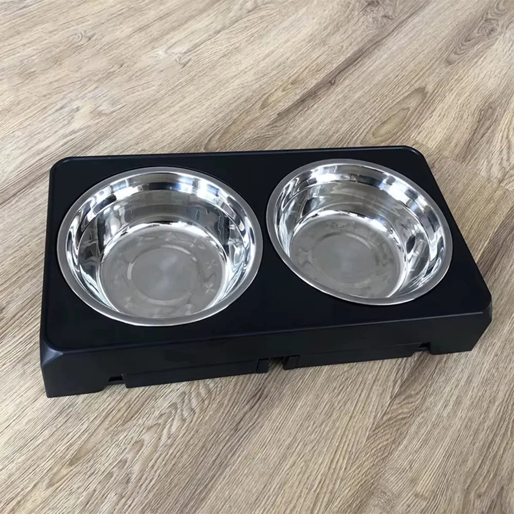 Elevated Dog Feeder with Adjustable Stand
