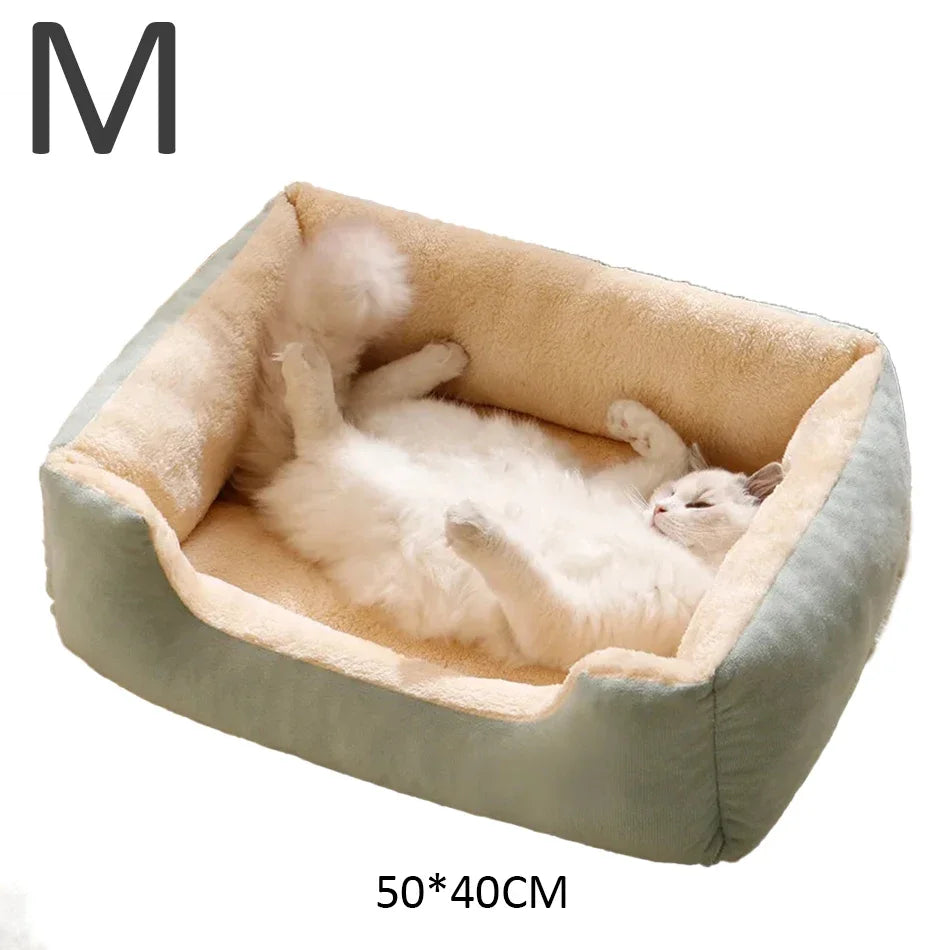Plush Cat Bed – Cozy Pet House