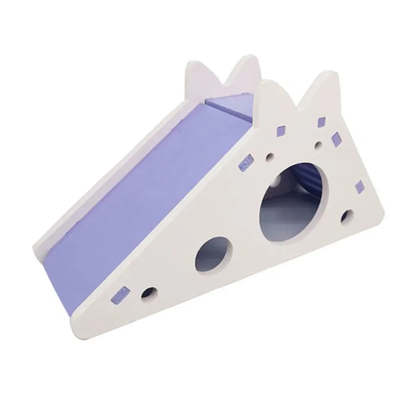 Wooden Hamster Slide Toy House