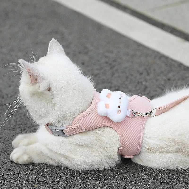 Adjustable Cat Harness Leash