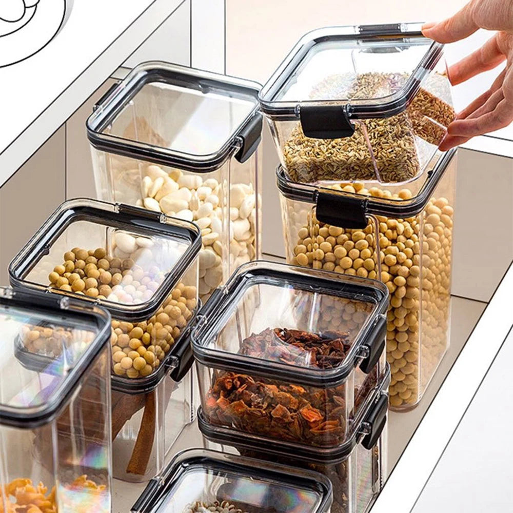 Sealed Jars Kitchen Organizer Set