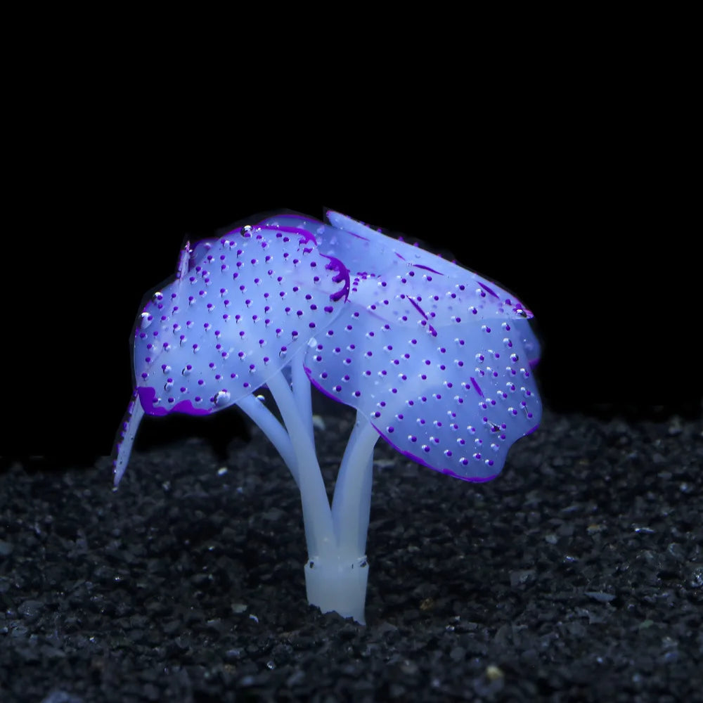 Glow Silicone Coral Aquarium Decor