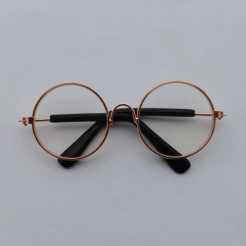 VZZ Vintage Round Cat Sunglasses for Small Pets