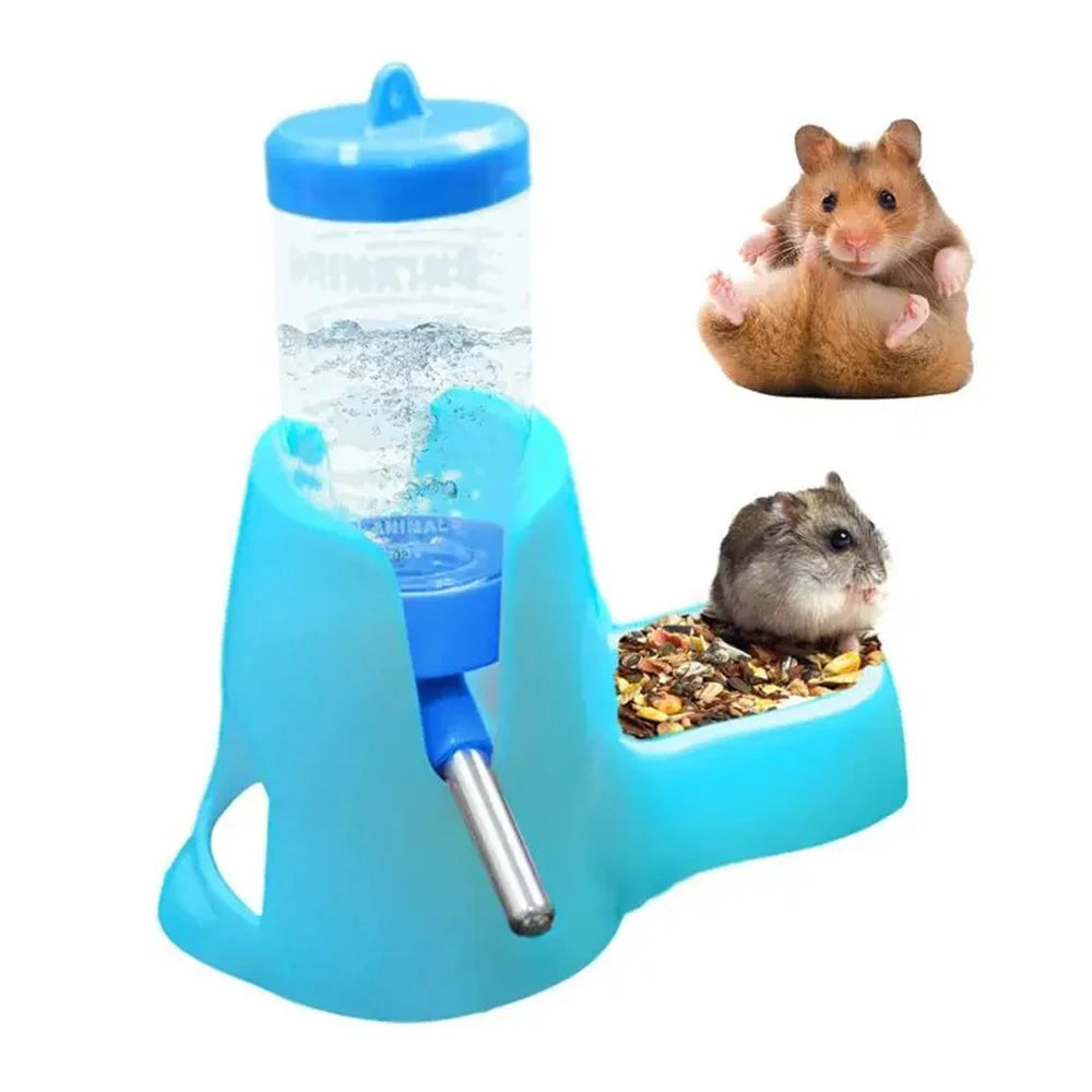 Hamster Water Feeder with Food Container