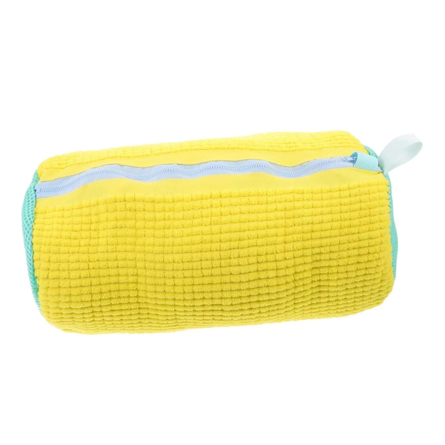 Durable Shoe Washing Bag - Yellow/Blue