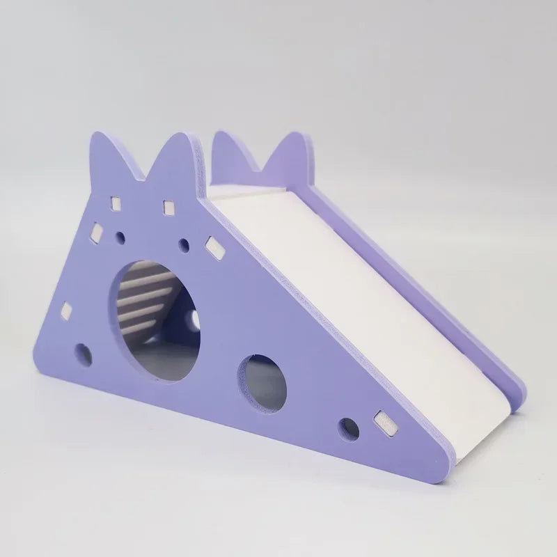Wooden Hamster Slide Toy House