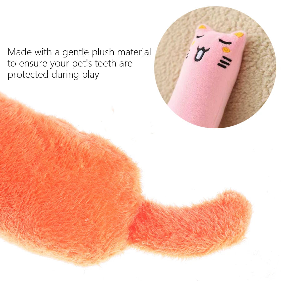 Interactive Cat Toy Plush Catnip Squeaky
