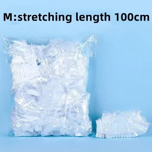 10pcs Pet Tray Disposable PE Films