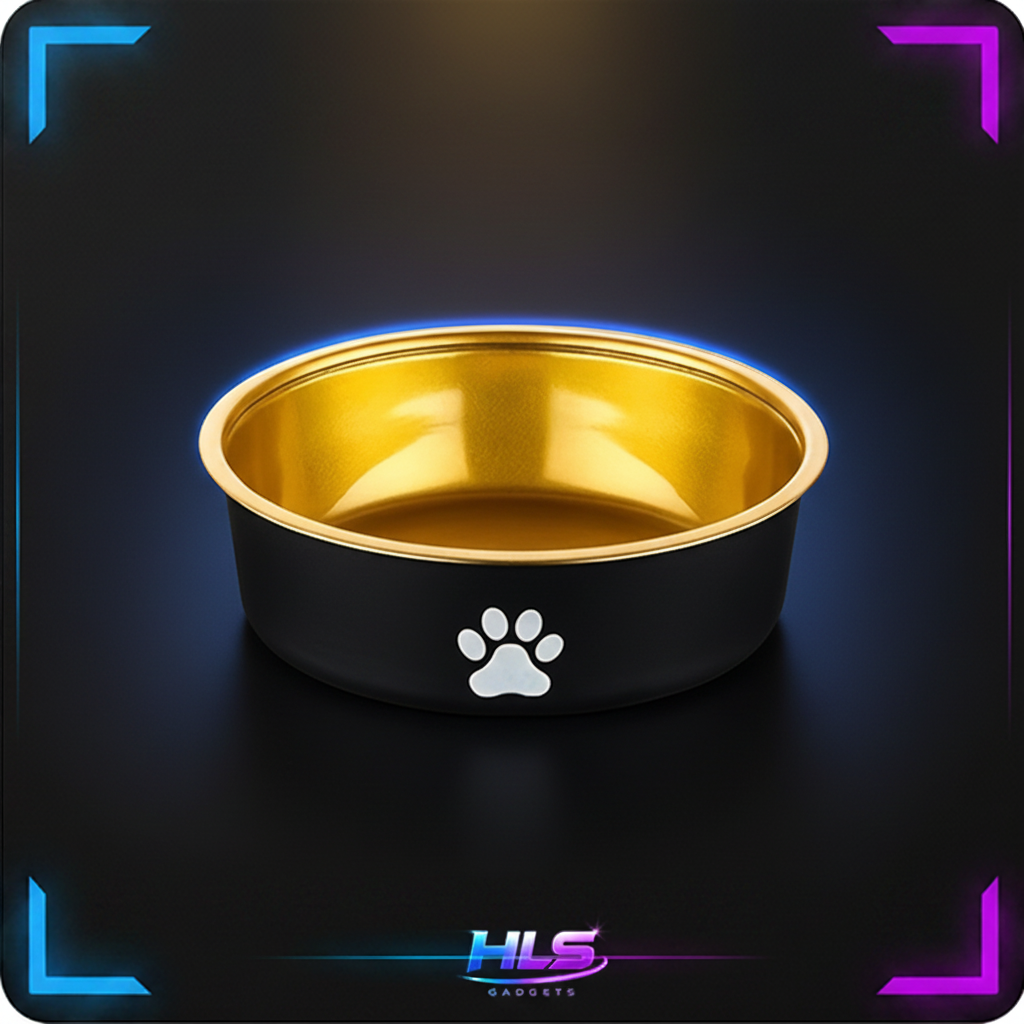 Anti-Slip Steel Dog Bowl