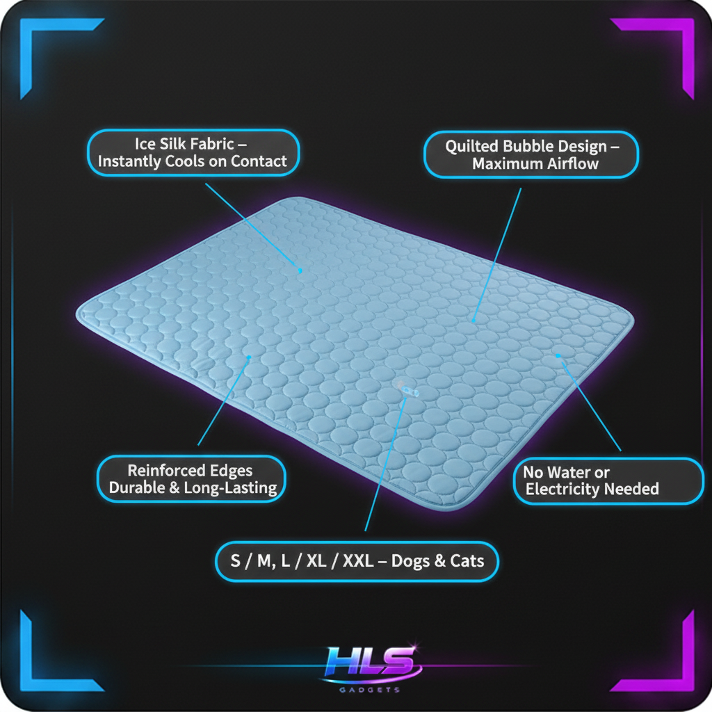 Pet Cooling Ice Silk Mat
