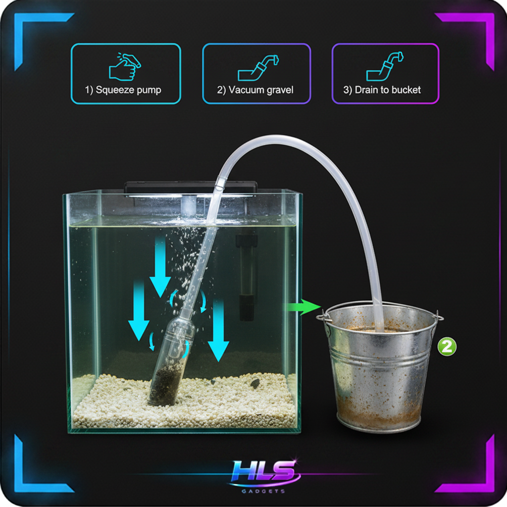 Aquarium Siphon Vacuum Cleaner