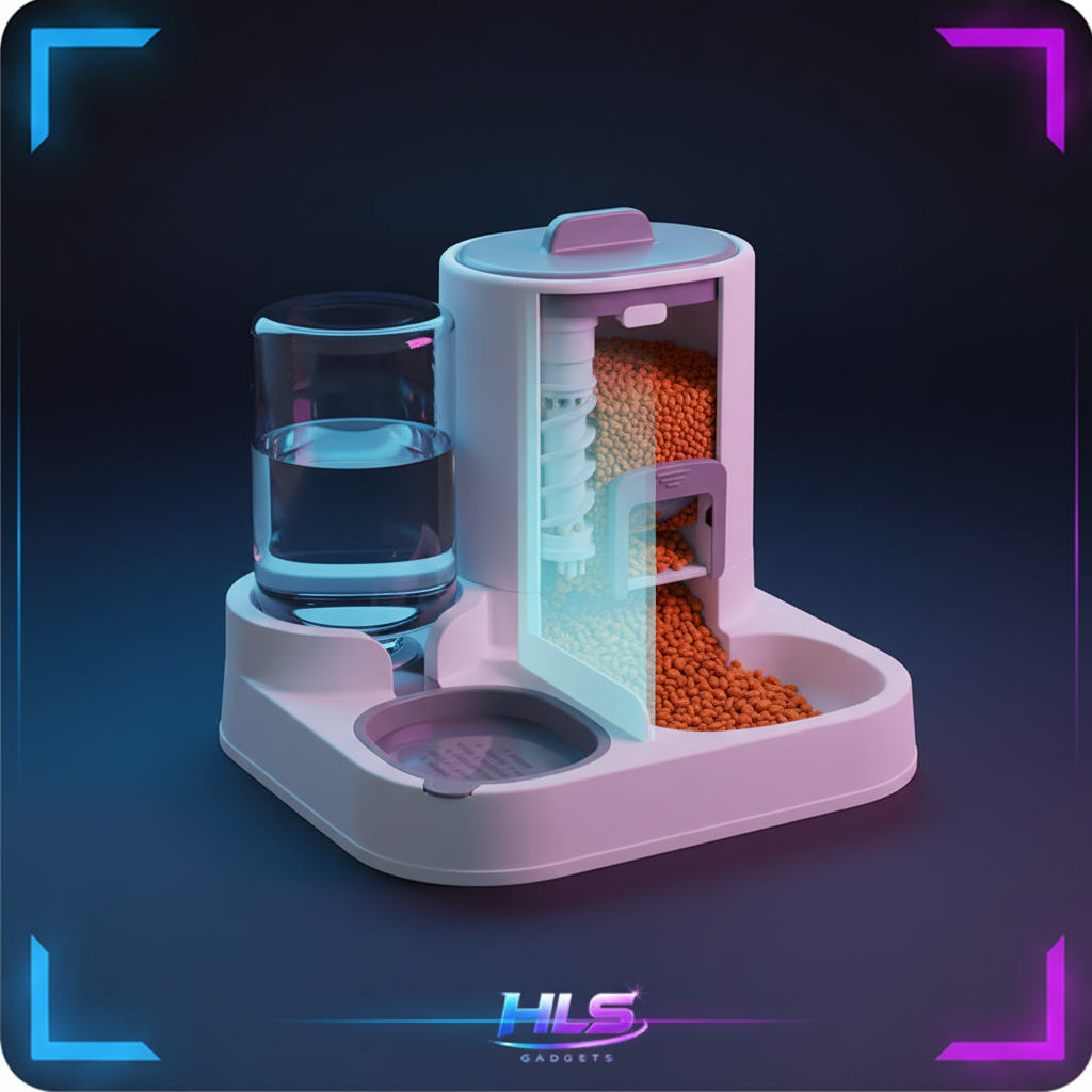 2-in-1 Pet Feeding Bowl