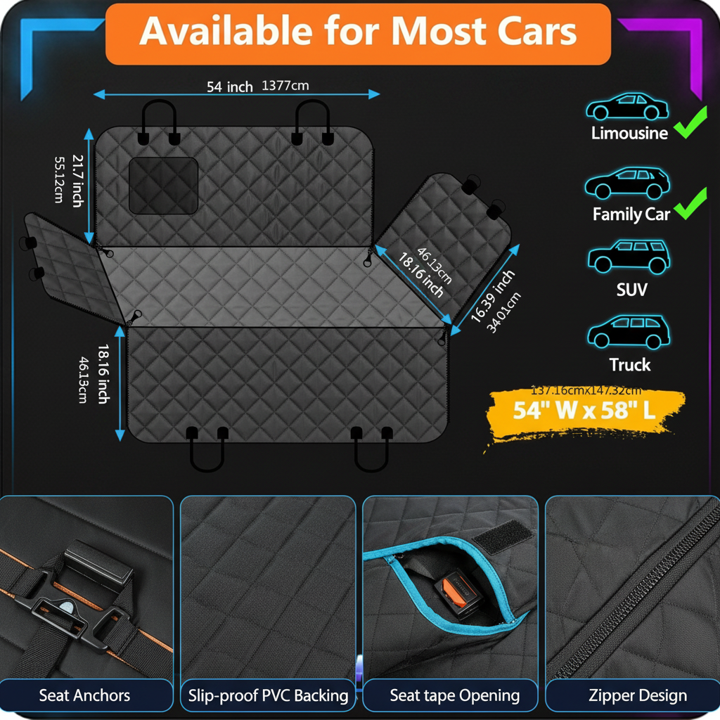 Dog Car Seat Cover