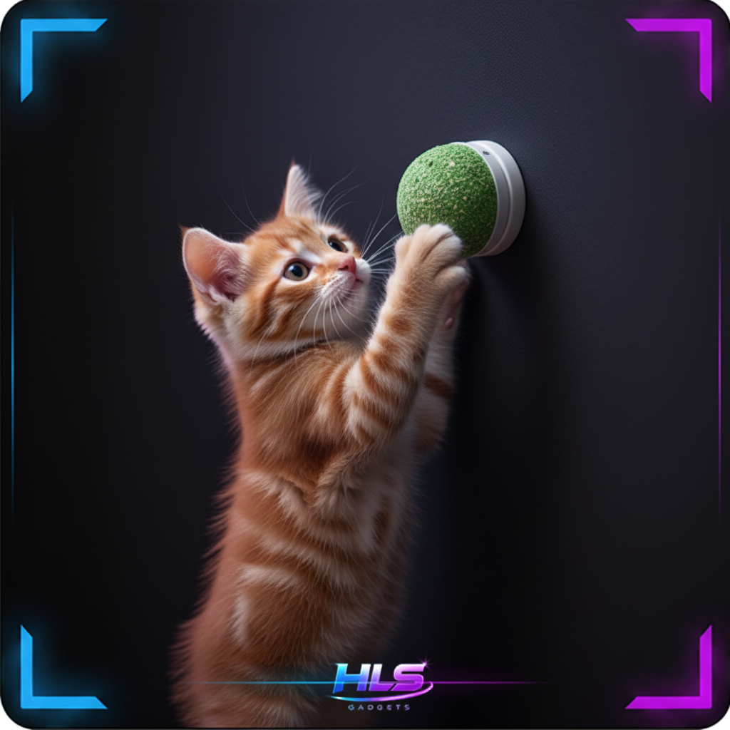 Catnip Wall Ball Cat Toy