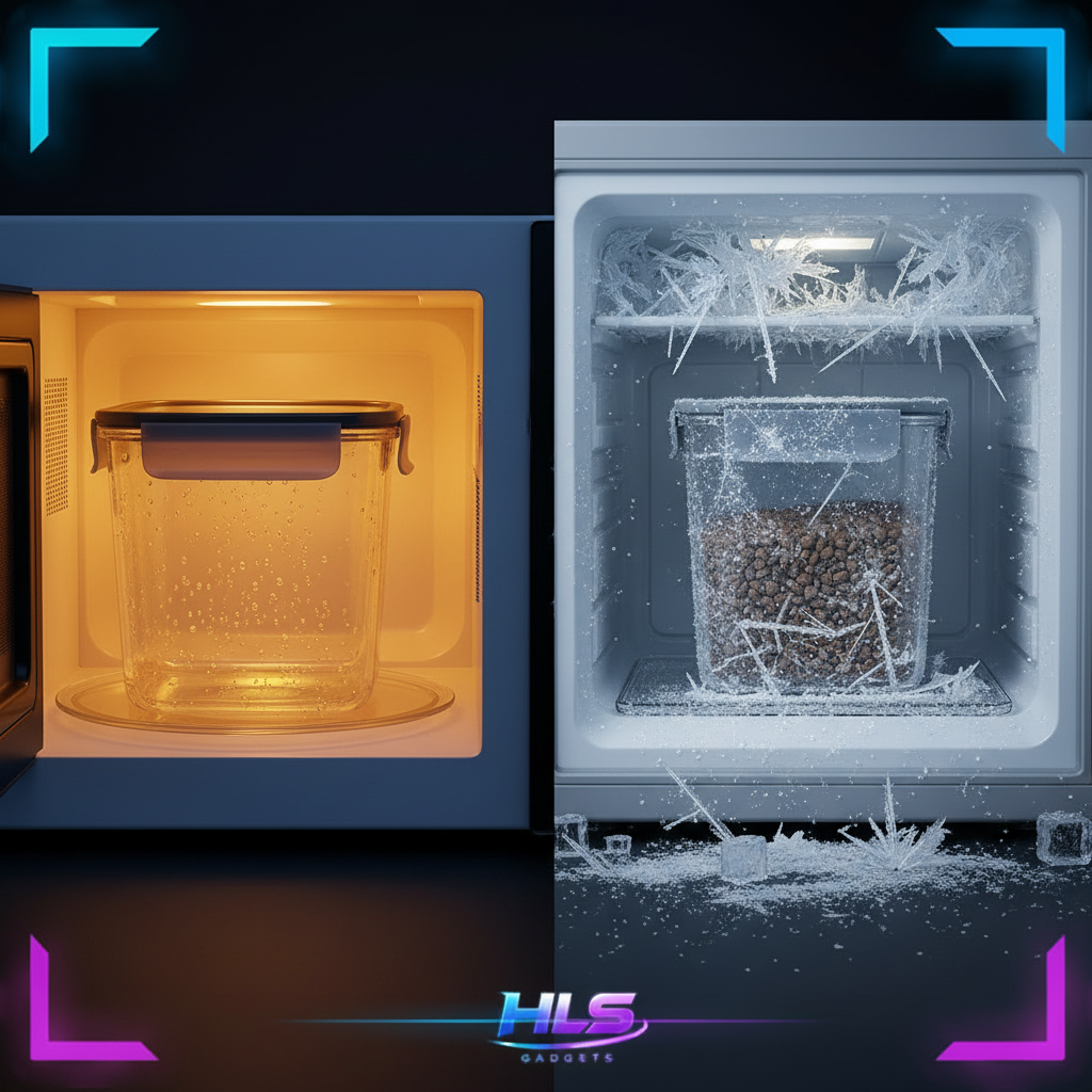 Microwave & Freezer