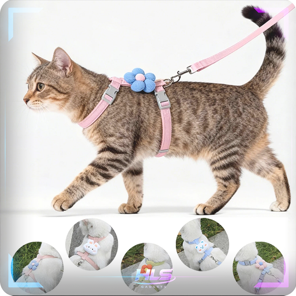 Dog Harness & Leash Set