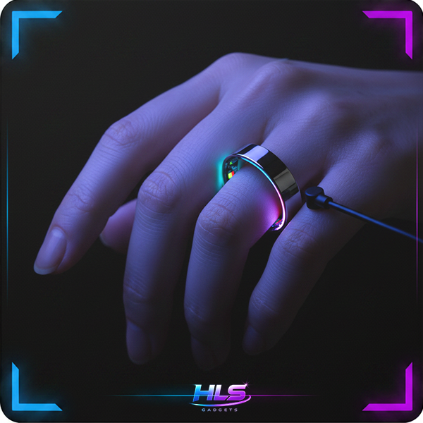 Smart Health Ring – Heart Rate, Blood Oxygen & Sleep Monitor | 5ATM Waterproof | Men & Women